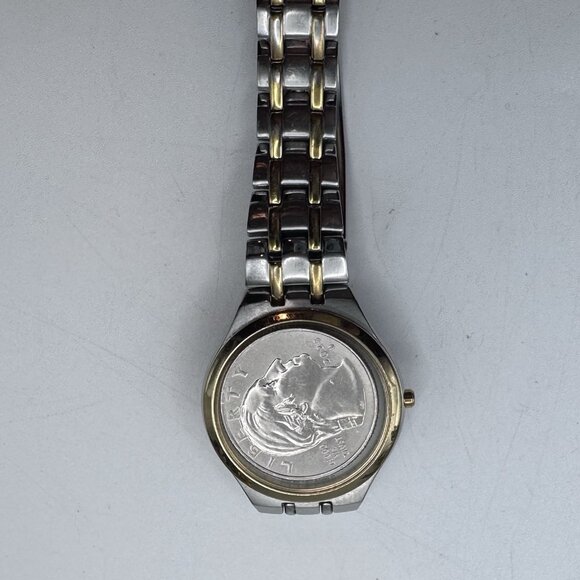 Citizen Eco-drive E011 Stainless Steel Crystal Bezel Ladies Watch Qye6 - Picture 8 of 8